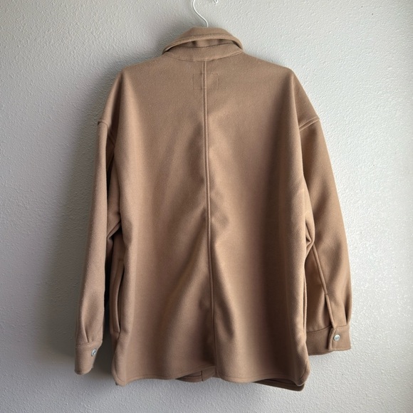 FREE PEOPLE We the Free Lola Shirt Jacket - Camel - Picture 6 of 14